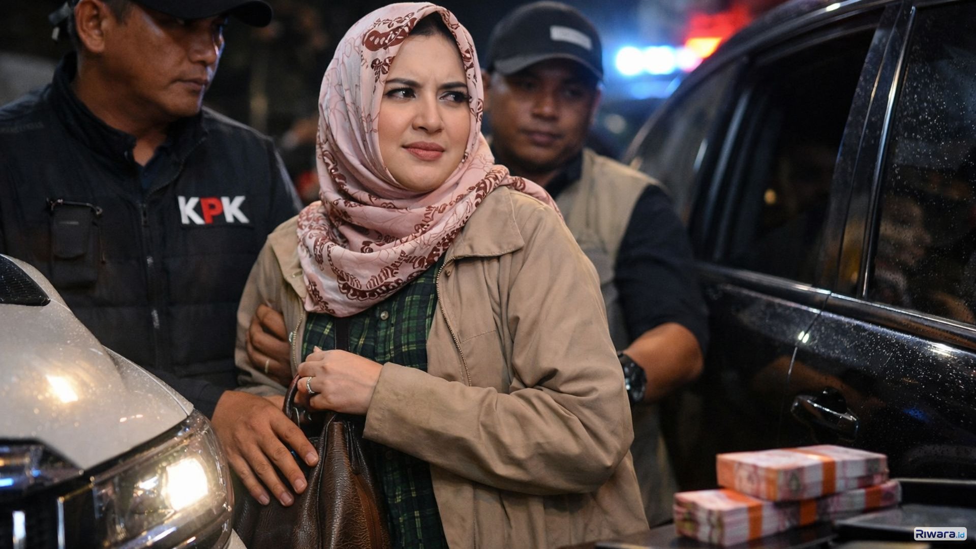 Ilustrasi Bupati Pekalongan Fadia Arafiq usai terjaring operasi tangkap tangan (OTT) oleh KPK di Jawa Tengah, Selasa (3/3/2026). KPK menyita sejumlah barang bukti dan tengah menentukan status hukum dalam waktu 1x24 jam.